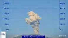 Volcán Sabancaya emite cenizas de hasta 1.900 metros y alerta a varios distritos de Arequipa