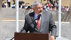 Abuchean a Alberto Beingolea durante conmemoración por la Batalla de Junín
