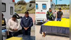PNP halla 69 paquetes de cocaína ocultos en una ambulancia que trasladó a un menor de Cusco a Ayacucho