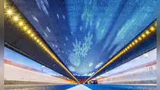 China transforma una infraestructura vial en atracción turística: un túnel submarino de 11 km adornado con millones de LED