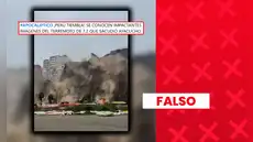 Es falso que este video muestre un deslizamiento causado por el reciente sismo de 7,2 en Ayacucho: en realidad, fue grabado en la Costa Verde y data de 2025