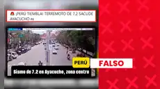 Este video no muestra el terremoto de Ayacucho: las imágenes corresponden al sismo ocurrido en Nepal en 2015