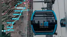La increíble obra aérea que le permitirá a México contar con el teleférico urbano más largo del mundo y reducirá distancias de 2 horas a 45 minutos