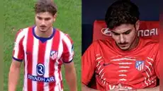 Con la mirada perdida y el rostro desencajado: la desoladora imagen de Julián Álvarez tras ser repudiado por hinchas del Atlético Madrid