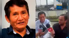 Óscar Custodio, dueño de La Bella Luz, pierde los papeles con la prensa y agrede a periodista al llegar a la Fiscalía por caso Naldy Saldaña