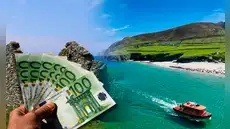 Buscan 2 personas para atender turistas en una isla de Irlanda: vivirán gratis, cobrarán salario y postularían en enero de 2027