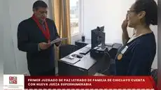 Corte de Lambayeque incorpora nueva jueza supernumeraria al Juzgado de Paz Letrado de Familia de Chiclayo