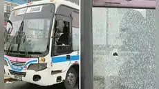 Atacan bus de empresa Translima en Los Olivos: chofer fue evacuado de emergencia