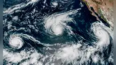 El Niño pone al Pacífico en alerta con 3 huracanes simultáneos: Lowell alcanzó categoría 5 y Marie avanza frente a México