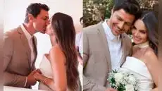 Cachaza se casa con brasileño André Bankoff: pareja grita su amor con tierno mensaje tras íntima ceremonia
