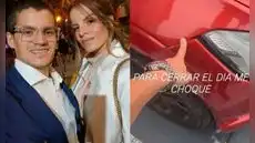 Hermano de Alejandra Baigorria sufre duro accidente vehicular y genera preocupación al mostrar daños que sufrió su auto