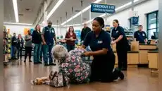 Terror en Walmart | Mujer de 71 años es atacada por agente de seguridad dentro supermercado Terror en Walmart | Mujer de 71 años es atacada por agente de seguridad dentro supermercado