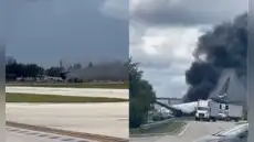 Avión de carga de Amazon se despista en el aeropuerto de Miami y deja al menos cinco muertos Avión de carga de Amazon se despista en el aeropuerto de Miami y deja al menos cinco muertos