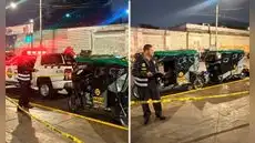 Balean a dos mototaxistas a metros de la estación Miguel Grau de la Línea 1 del Metro de Lima