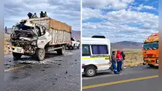 Tragedia en la vía Arequipa-Puno: triple choque deja un chofer fallecido, varios heridos y dos detenidos