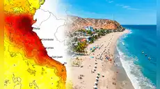 Temperatura del mar se dispara en el norte del Perú: Tumbes alcanza 28,5 °C y zonas registran hasta 8,5 °C por encima de lo normal