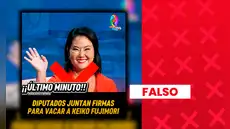 Es falso que diputados estén recolectando firmas para vacar a Keiko Fujimori: no hay registro ni respaldo parlamentario