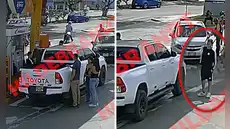 Caso Jenns Lara: nuevas imágenes muestran a personas que usaron camioneta Hilux horas antes del cuádruple crimen