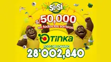 La Tinka: resultados del sorteo de hoy domingo 13 de septiembre del Pozo millonario, Sí o Sí y Boliyapa