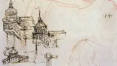 Un antiguo boceto de Leonardo da Vinci ayudó a los arqueólogos a descubrir los túneles secretos de un castillo del siglo XV