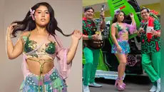 Milena Warthon se mostró orgullosa de grabar una canción junto a Los Mirlos, leyenda de la cumbia peruana: “Qué lindo que confíen en mi trabajo”