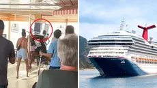 Carnival Cruise bans passengers for life after chairs fly in onboard brawl