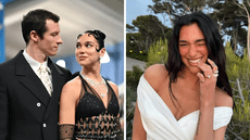 Dua Lipa confirms engagement to Callum Turner, shows off custom ring