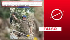 Video no muestra a soldado ucraniano con síndrome de Down jugando con un dron militar: es un montaje