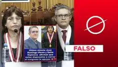 José Domingo Pérez y Delia Espinoza no afirmaron que "están dispuestos a cerrar el Congreso"