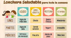 Lonchera saludable: conoce las recetas para utilizar durante la semana escolar
