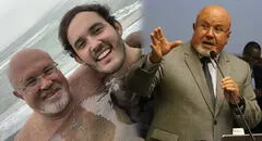 Carlos Bruce besa a otro hombre y escribe mensaje contra la homofobia