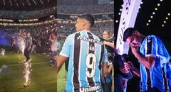 ¡Ante el aliento de 50.000 hinchas! Suárez vivió una emocionante presentación en Gremio