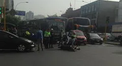 Reportan accidente de tránsito en la av. Wilson en el Cercado de Lima