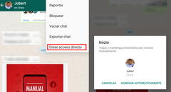 WhatsApp y el método secreto para crear un acceso directo de un contacto [FOTOS]