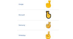 WhatsApp y el significado del curioso emoji de los dedos cruzados [FOTOS]
