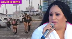 Paloma de la Guaracha graba video musical en plena vía pública sin respetar distanciamiento social