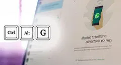 WhatsApp Web: ¿qué sucede al oprimir las teclas ‘Ctrl’, ‘Alt’ y ‘G’ en tu laptop o PC?