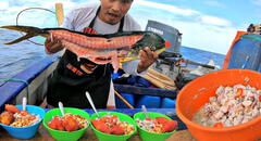 ‘Victor del Mar’: el pescador que conquista con sus videos de cocina en medio del océano