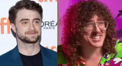 Daniel Radcliffe se transforma en el humorista ‘Weird Al’ Yankovic en imágenes filtradas