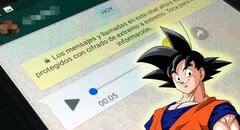 WhatsApp: ¿cómo enviar audios con la voz de Gokú de Dragon Ball Super sin bajar apps raras? 