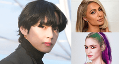 Taehyung de BTS: Paris Hilton, Grimes y más famosos que interactuaron con V en Instagram