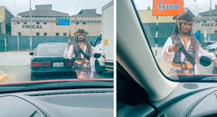 Jack Sparrow peruano es captado por las calles de Lima y cautiva a miles con interpretación