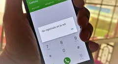 ¿Qué hacer si en mi teléfono aparece el error “no registrado en la red”?