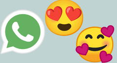 WhatsApp: ¿qué significan los emojis de las caritas con corazones y cuándo debes usarlo?