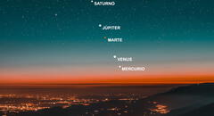 Así puedes ver desde hoy la histórica alineación de 7 planetas en el cielo
