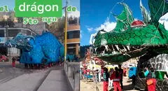 Escolares construyen antorchas de dragones en Andahuaylas y sorprenden con su creatividad