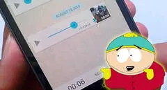 WhatsApp: conoce el truco para mandar notas de voz como Eric Cartman de “South Park”