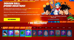 Fortnite × Dragon Ball Super: lista de misiones y recompensas del evento Poder Desatado