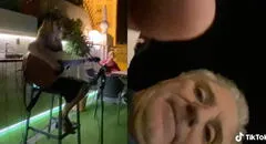 Joven pide a su padre que grabe su presentación, y este se filma mientras limpia el lente con su boca