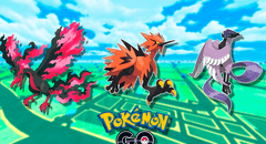 Pokémon GO tiene un truco para capturar a los escurridizos Articuno, Zapdos y Moltres de Galar